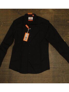 NEW Opposuits Teen Boys Button Up Dress Shirt OSST-1008 Black Knight 10